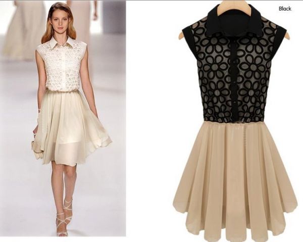 Vestido elegance chiffon