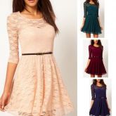 Vestido Manga 3/4